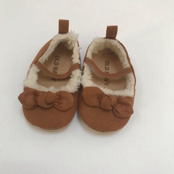 Infants Faux-Suede Ballet flats - Picture 1 of 9